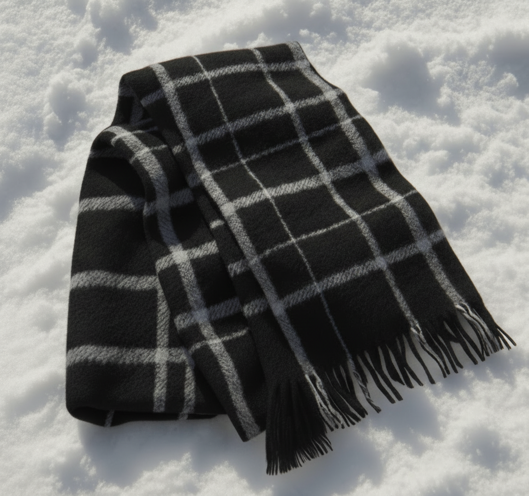 ALURA PLAID SCARF