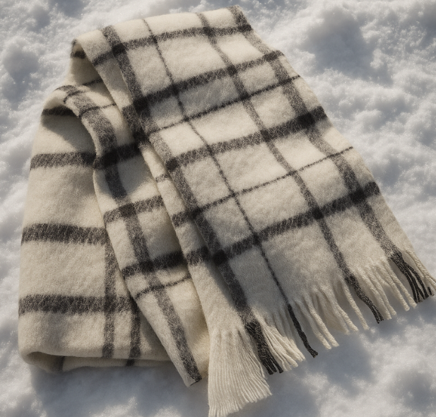 ALURA PLAID SCARF