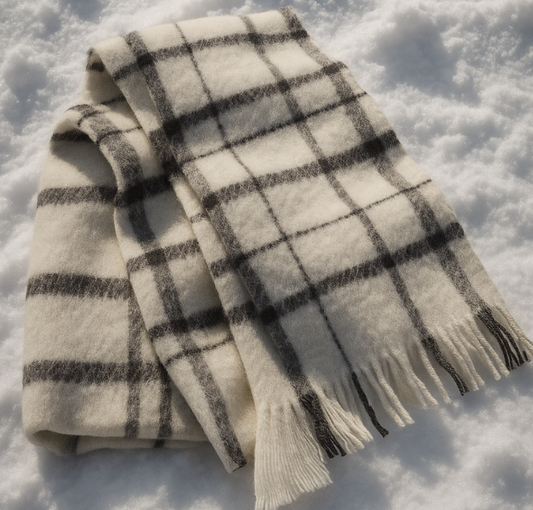 ALURA PLAID SCARF
